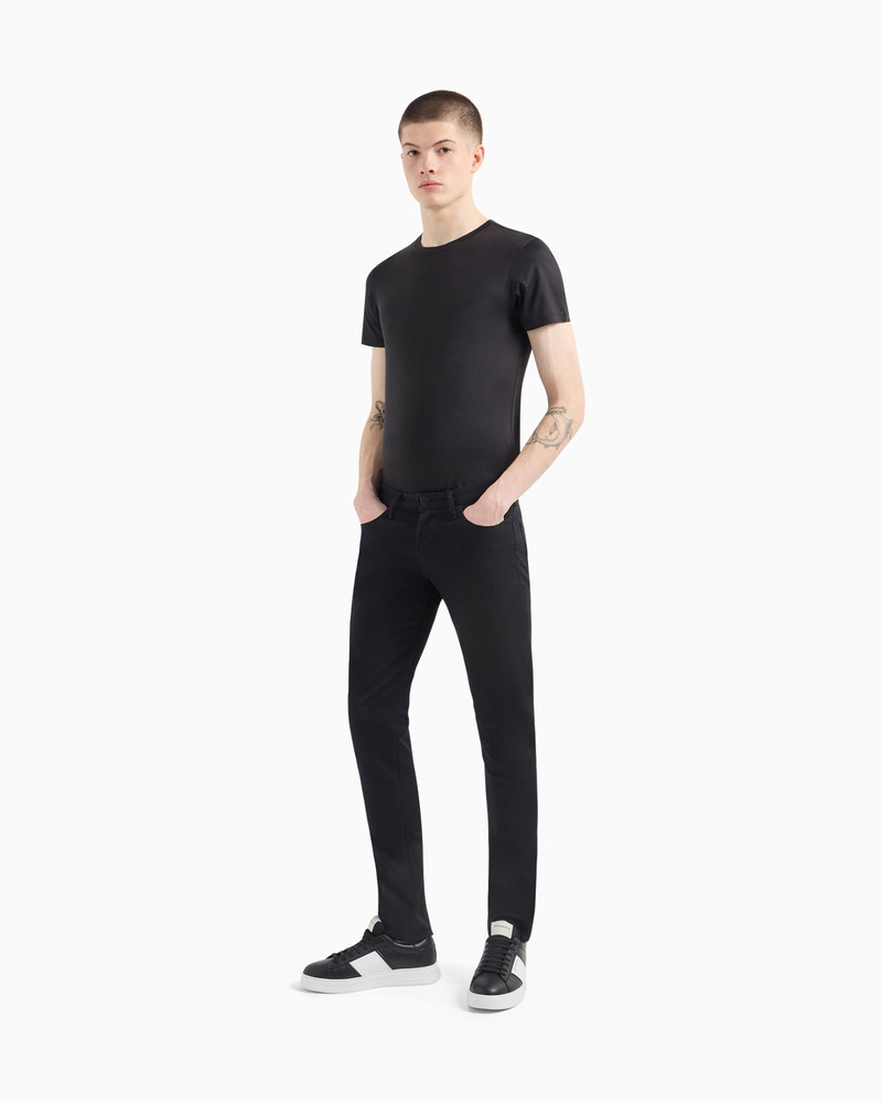 J06 Stretch-twill slim-fit trousers 2