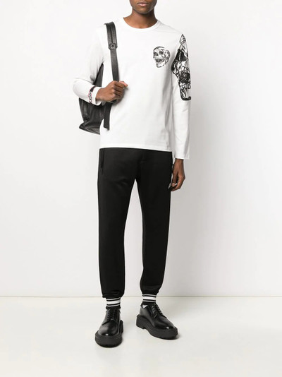 Alexander McQueen cotton-blend logo sweatpants outlook