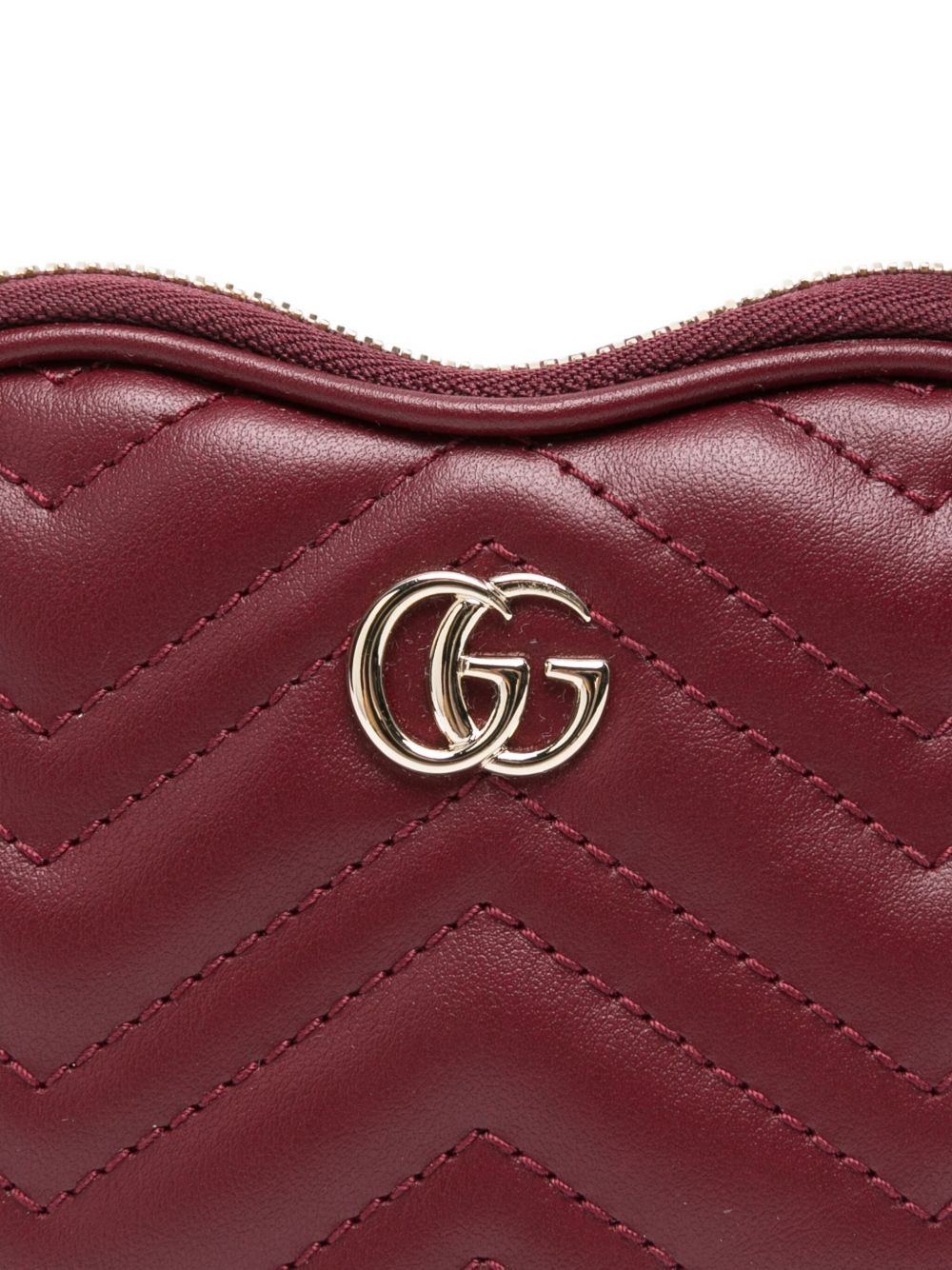 mini GG Marmont heart-shaped tote bag - 4