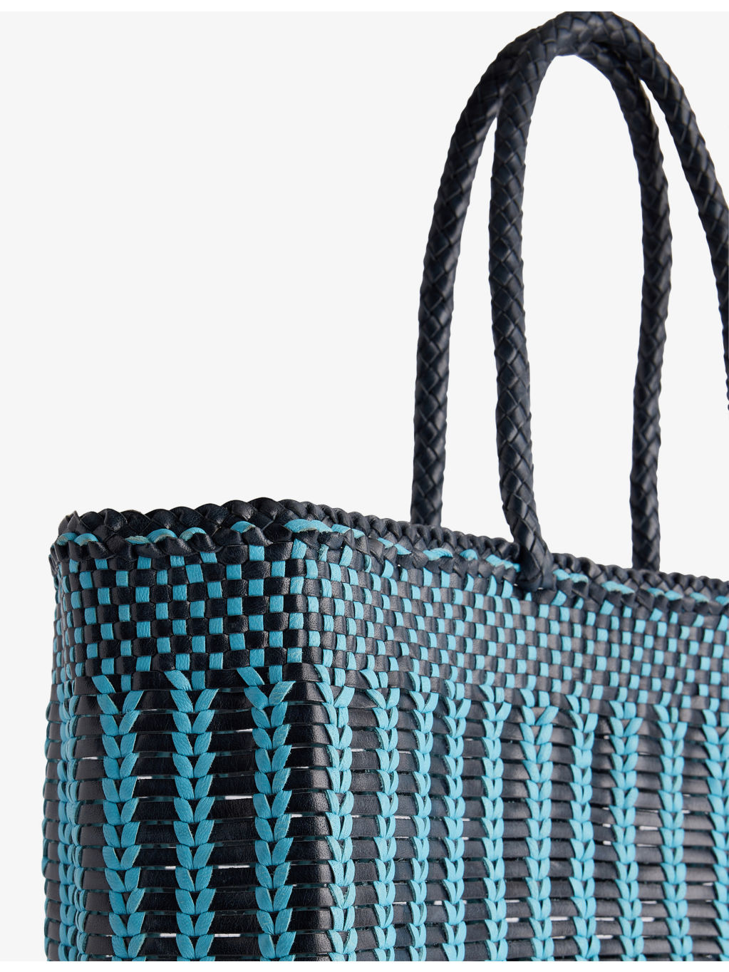 Bali Basket Leather Tote Bag - 3