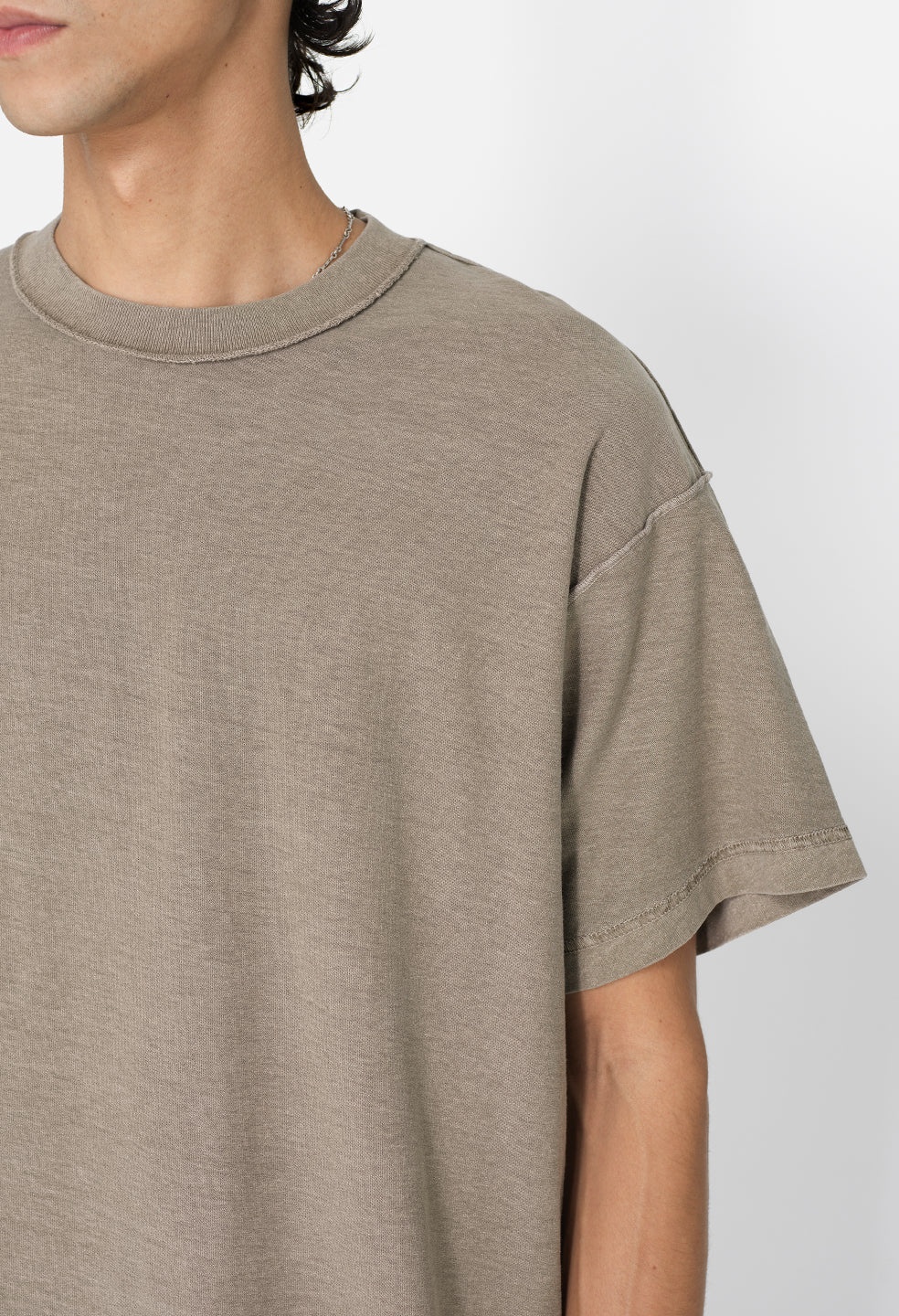 REVERSED CROPPED TEE - 6