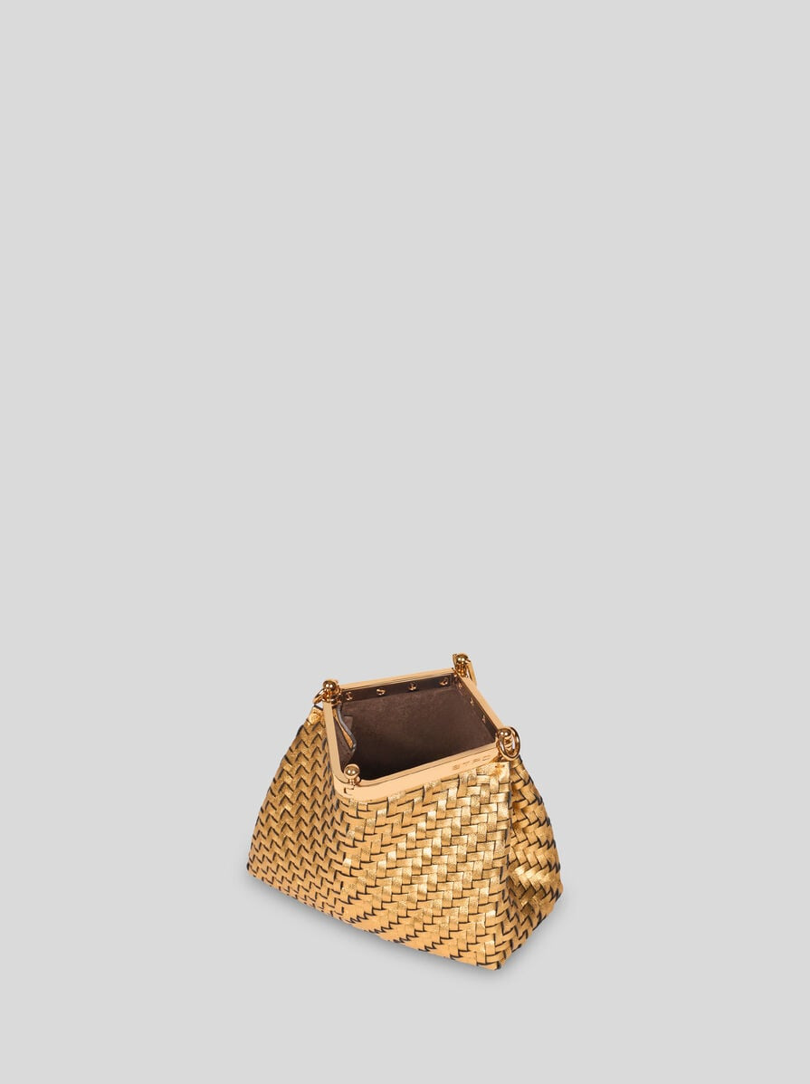 SMALL METALLIC VELA BAG - 4