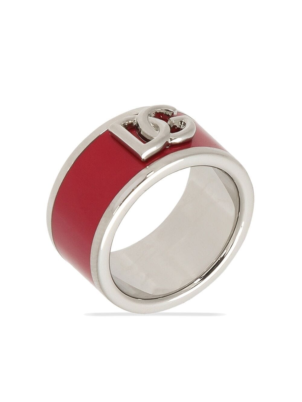 logo-plaque enamel ring - 2