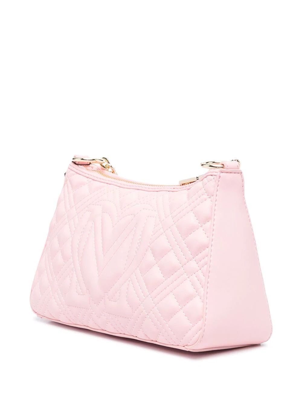 quilted logo plaque crossbody bag - 4