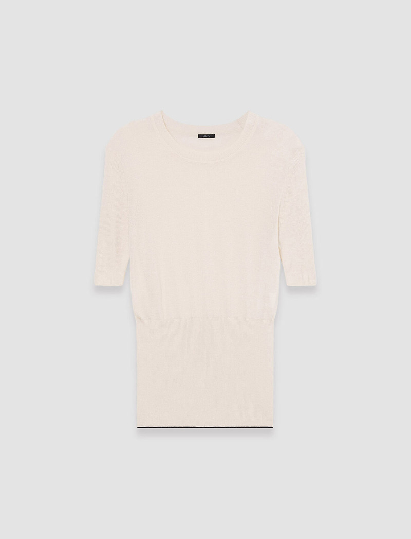 Refined Cotton Silk Top 1
