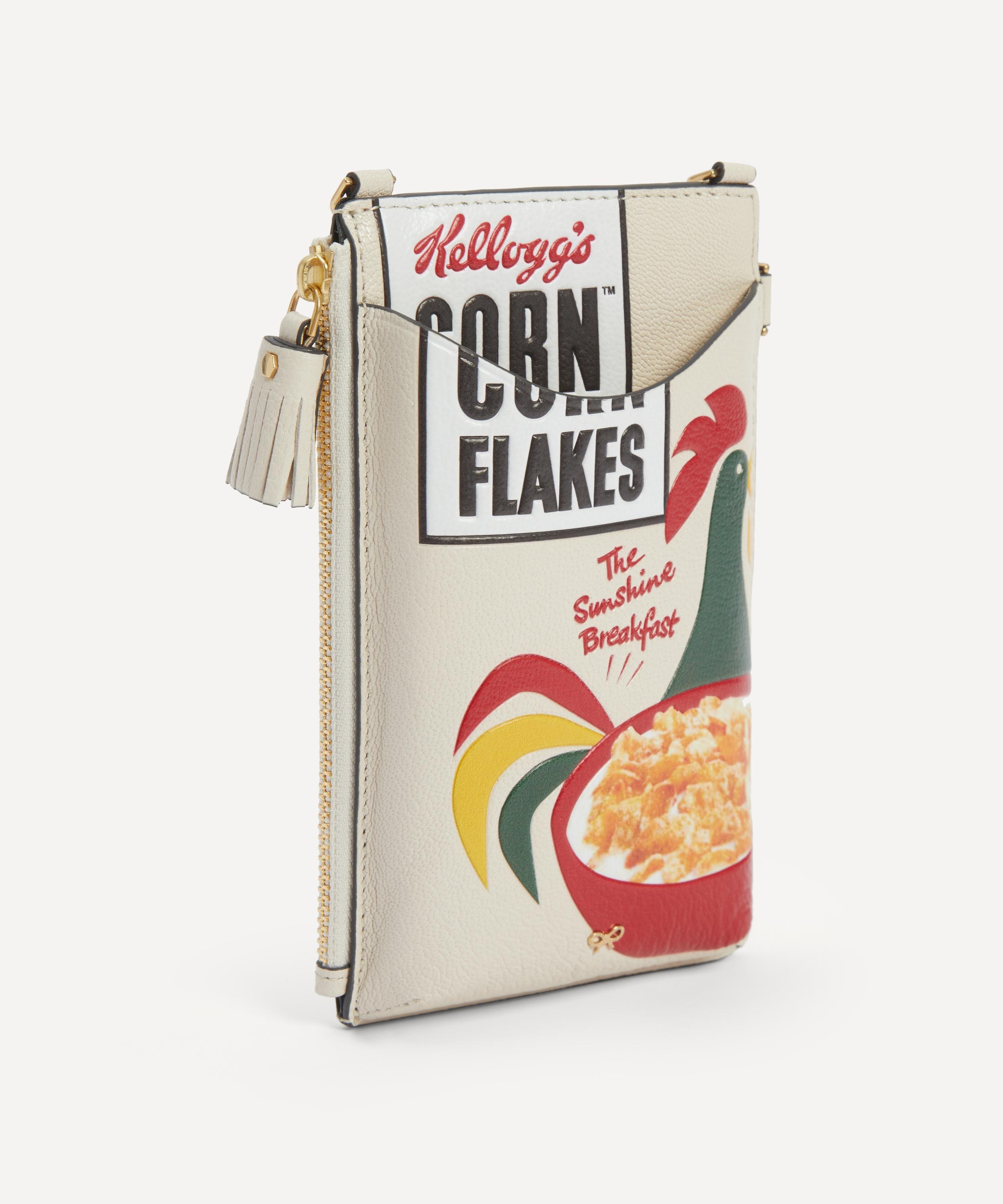 Corn Flakes Zip Phone Pouch on Strap - 2