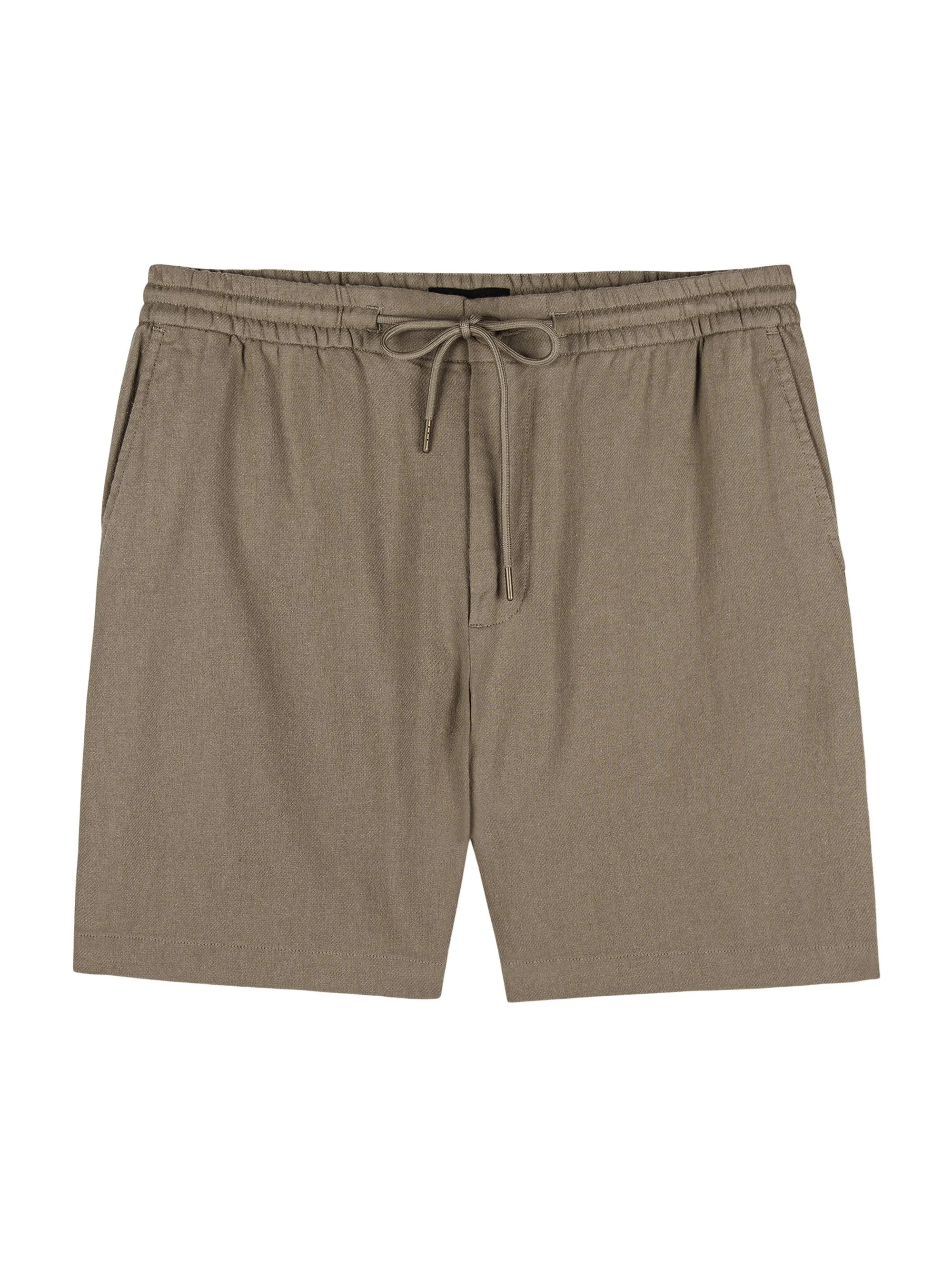 Men's Archer 6-Barley Cotton-Linen Drawstring Shorts - Barley - 1