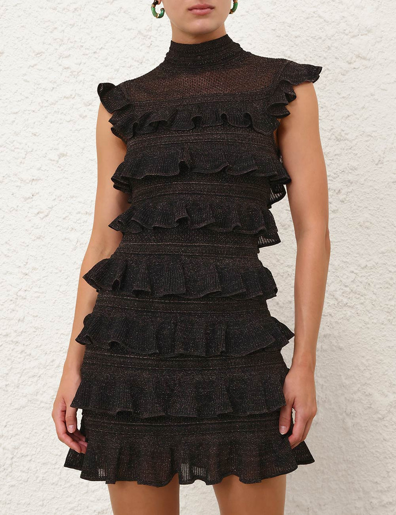 Zimmermann REBELLION FRILL MINI DRESS outlook
