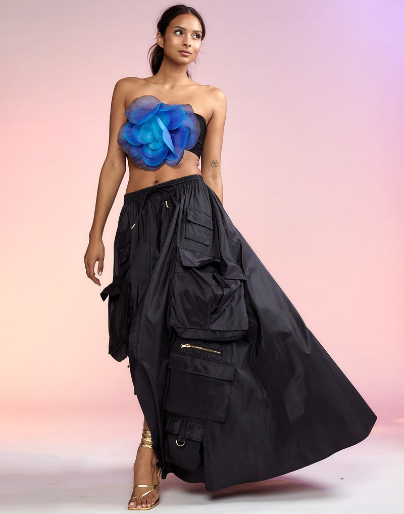 Taffeta Cargo Skirt 6