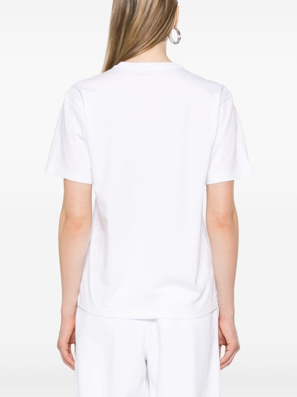 logo-print cotton T-shirt - 4
