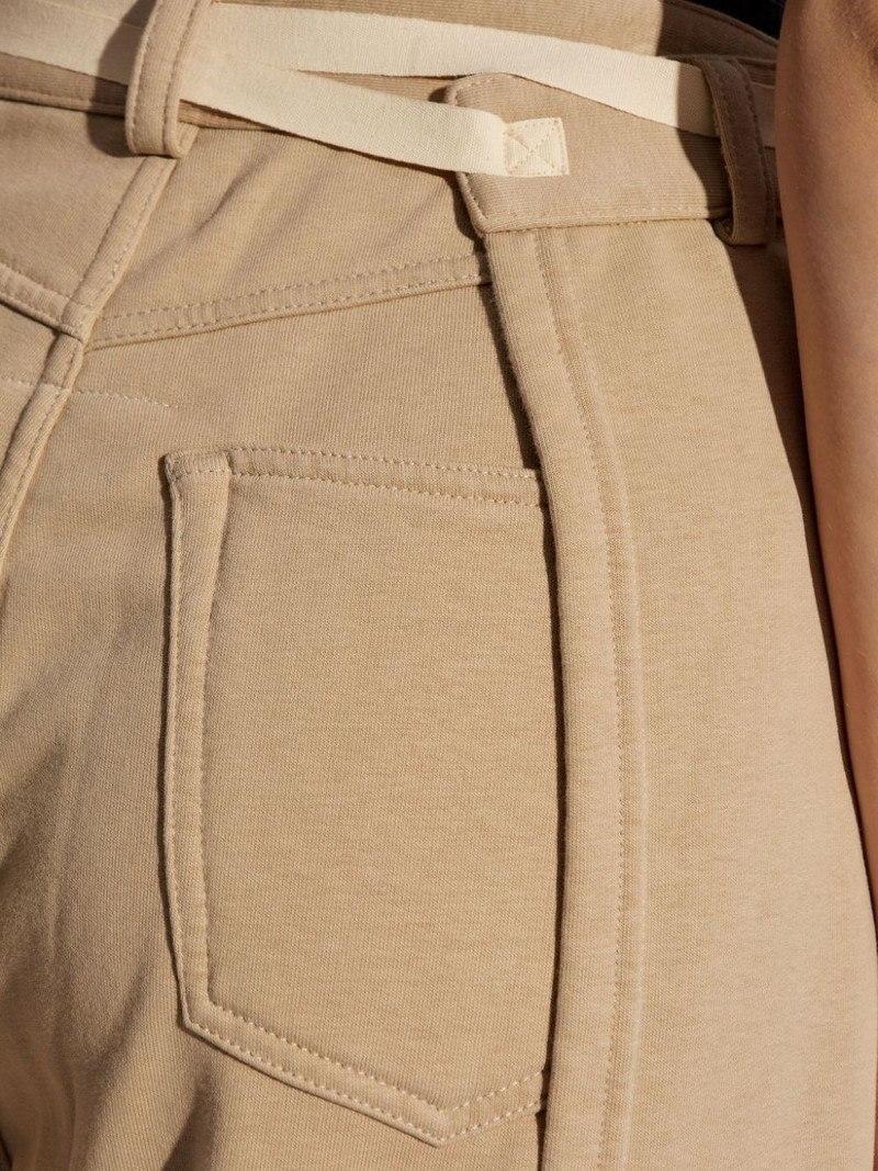 belted cotton palazzo pants 5