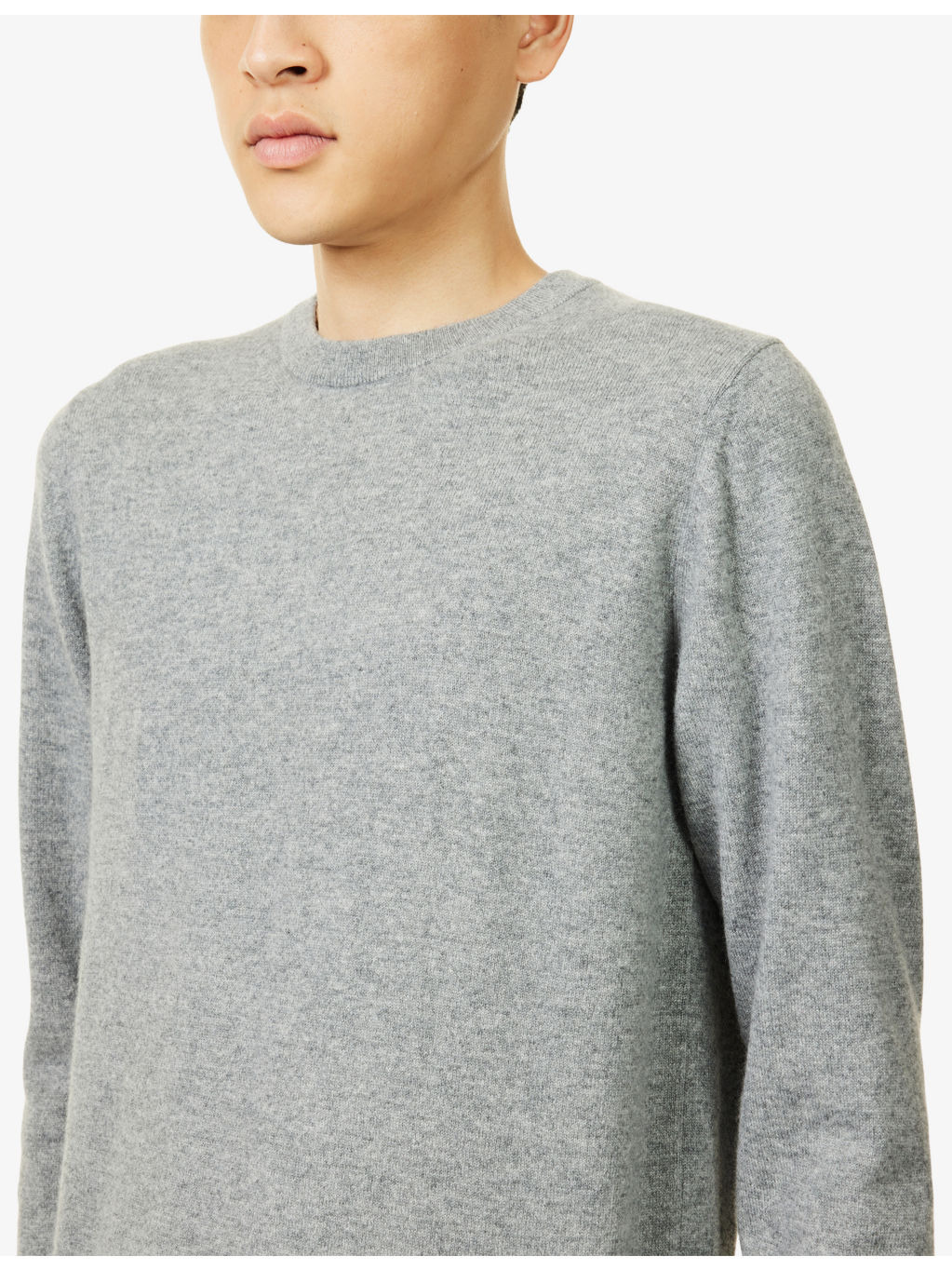 Crew Brushed Cashmere Knitted Jumper - 5