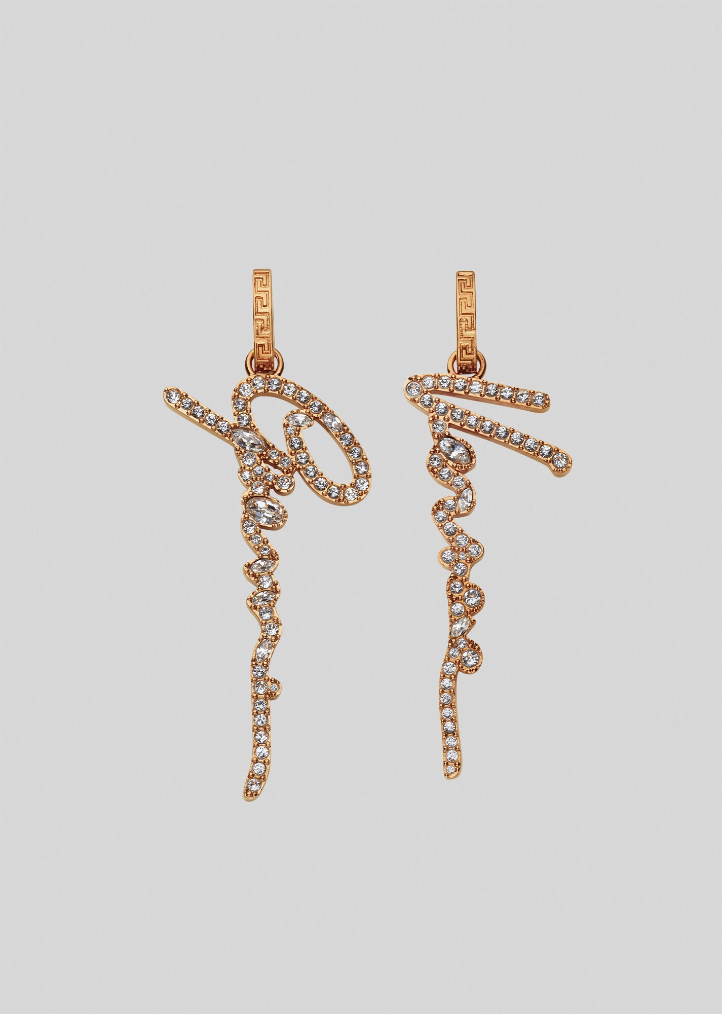 Crystal GV Signature Drop Earrings - 1