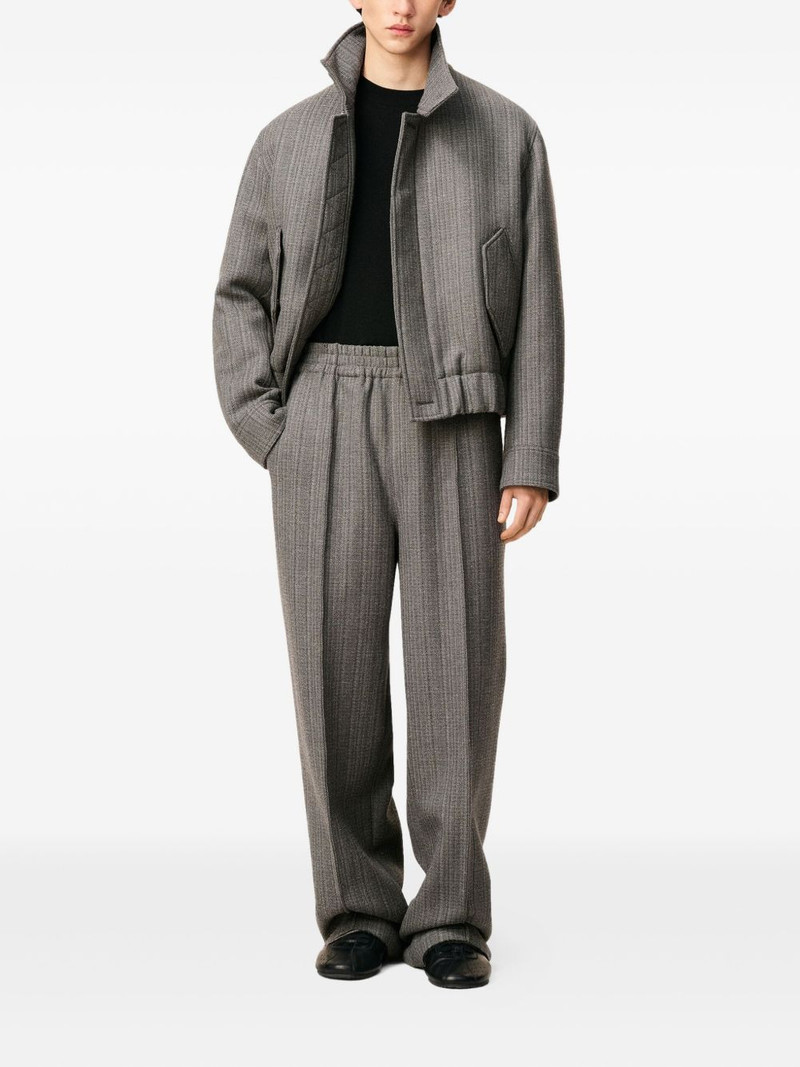 AMI Paris herringbone elasticated trousers outlook