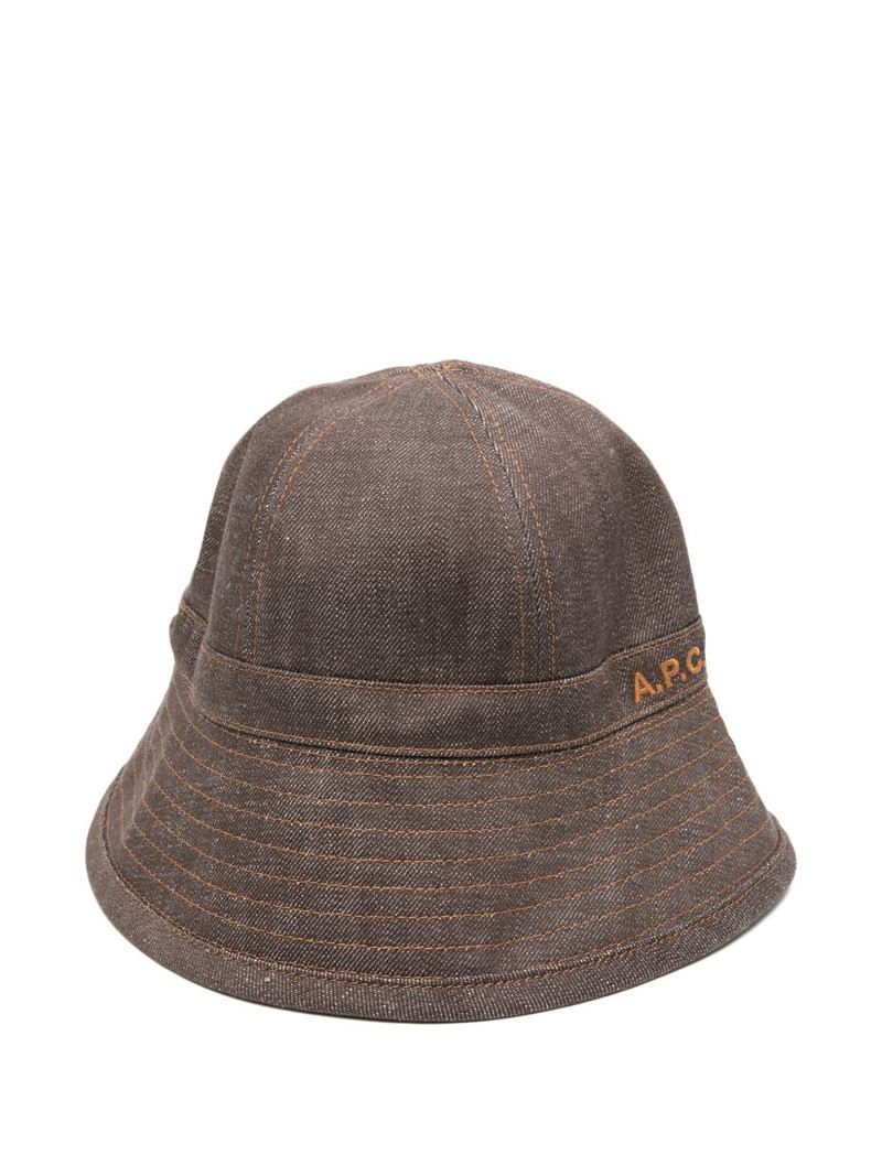 Le Bob logo-embroidered bucket hat 1