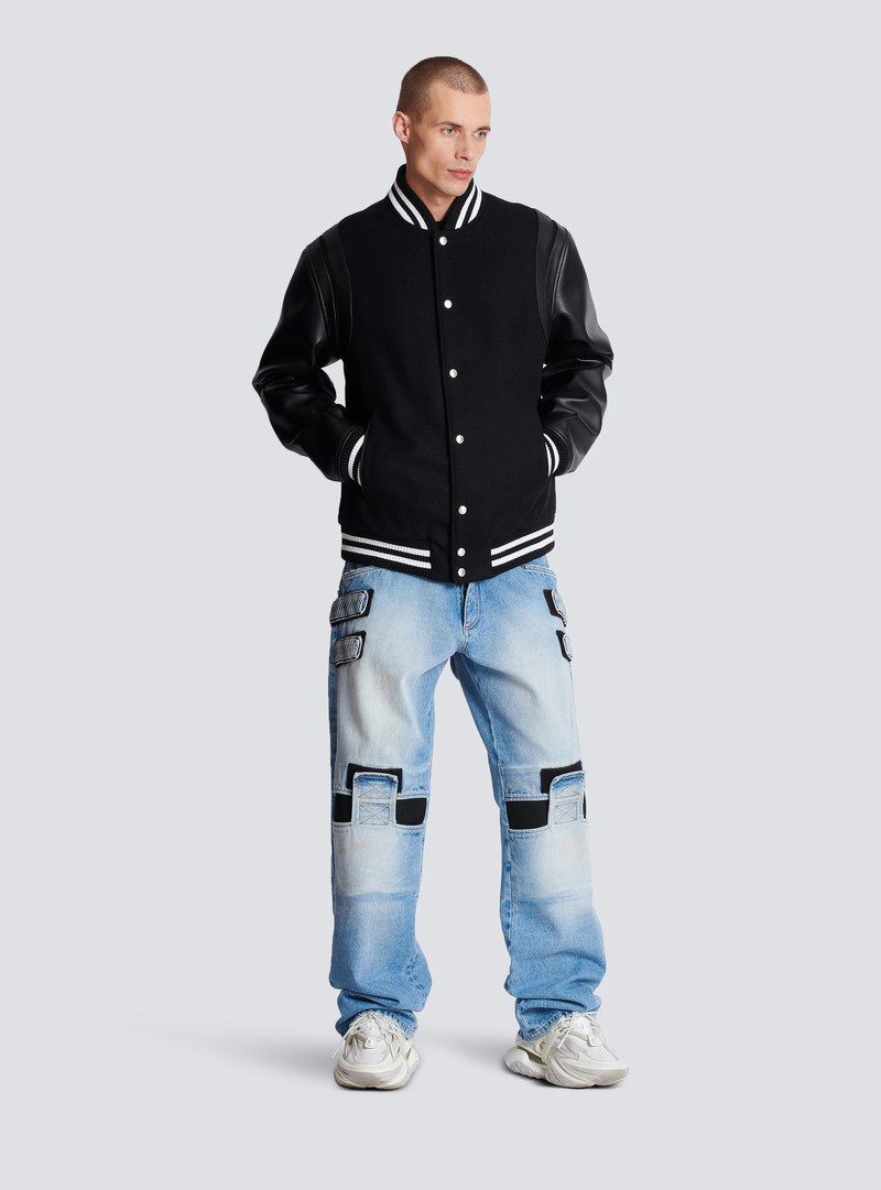 Wool and leather teddy 3