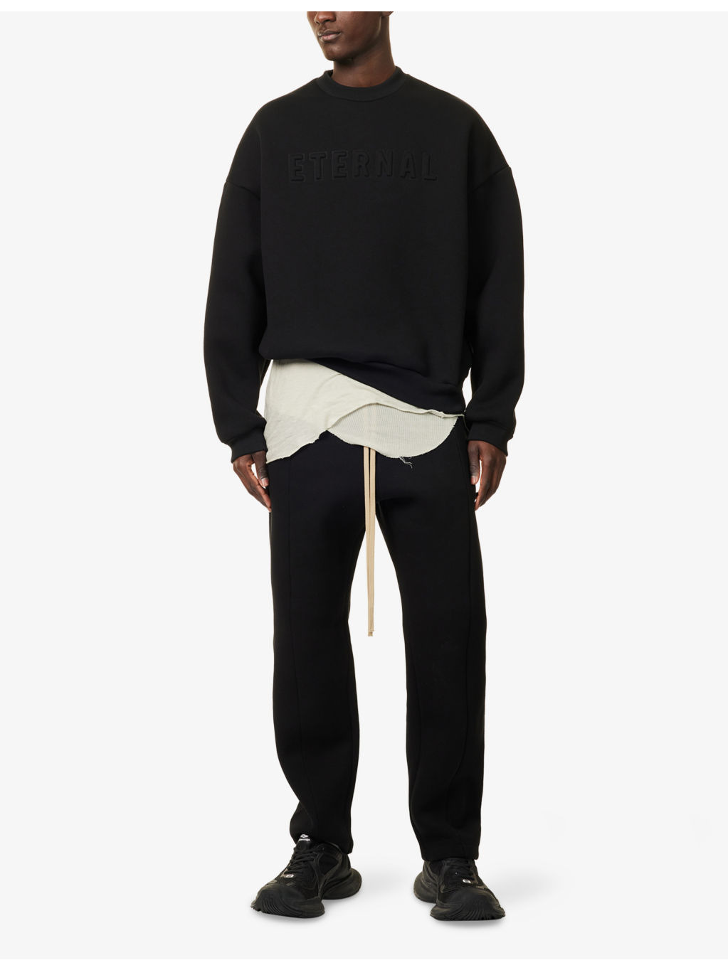 Eternal Crew-Neck Cotton-Blend Sweatshirt - 2