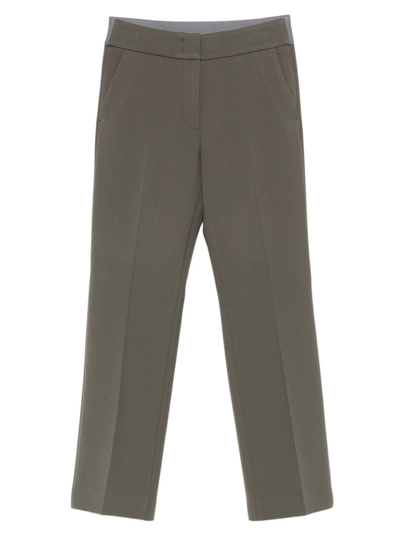 flat-front side-pocket trousers 1