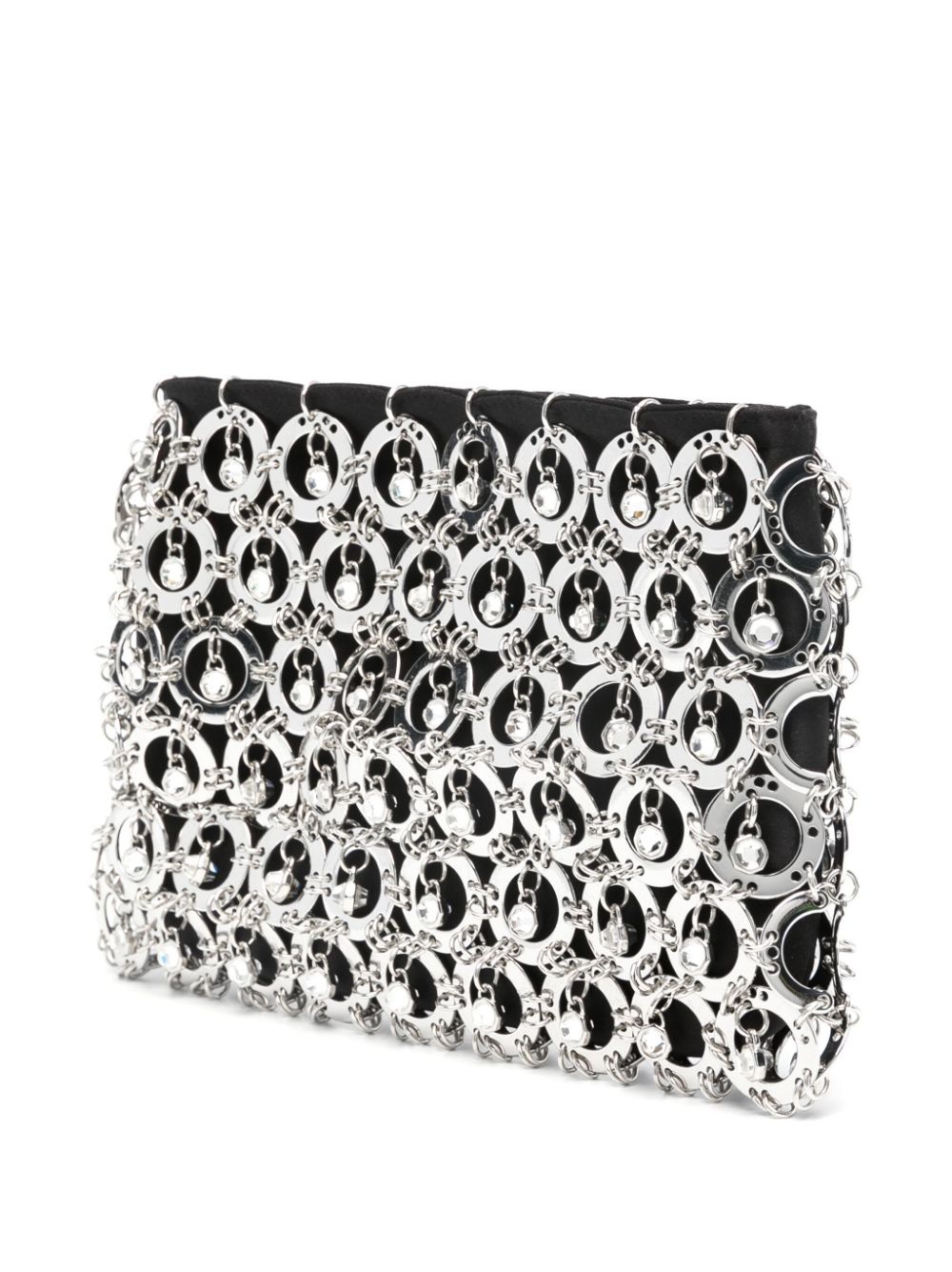 metal-disc clutch bag - 3