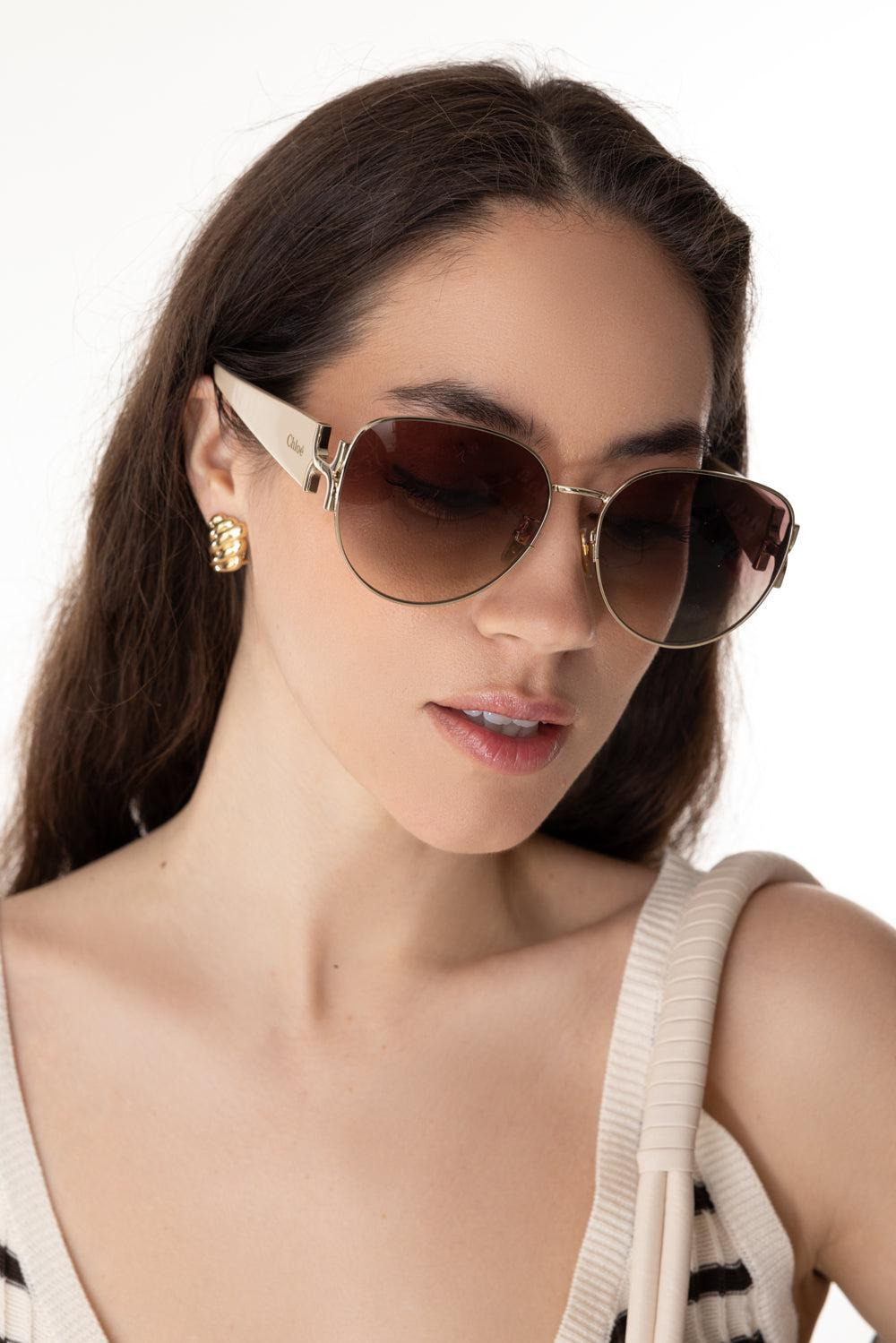 Oval Aviator Sunglasses - 4