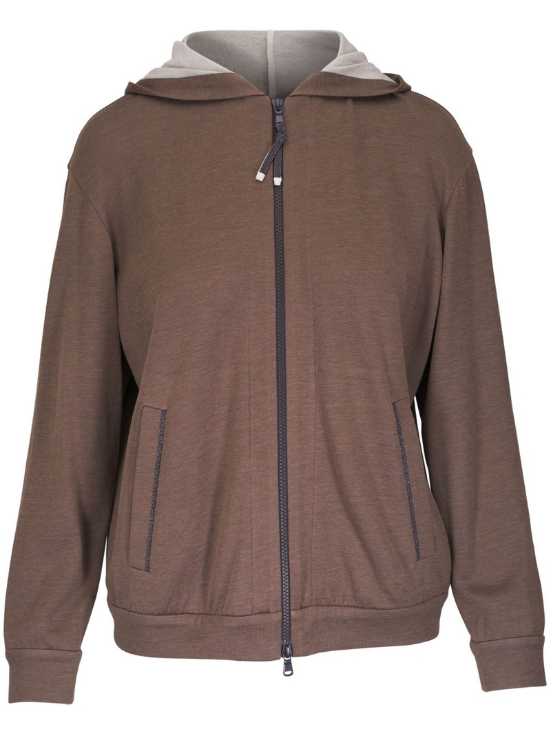 hooded cardigan 1