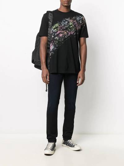 Diesel splash graphic print T-shirt outlook