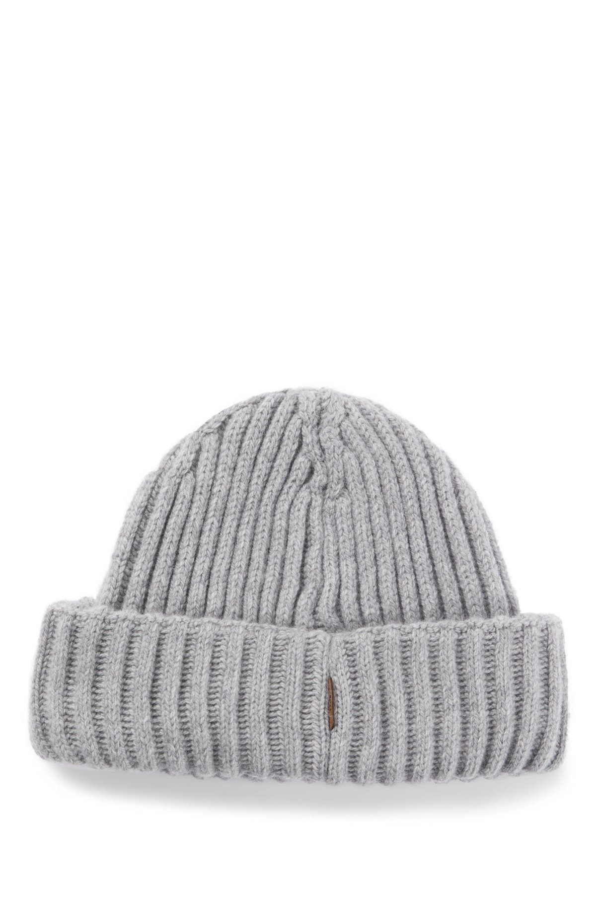 FISHERMAN BEANIE HAT IN VIRGIN WOOL AND CASHMERE - 2