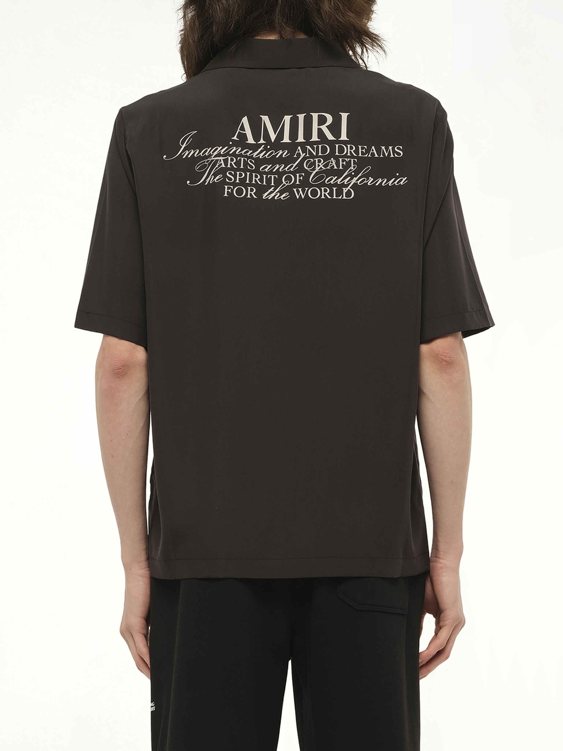 Amiri Spirit Bowling Shirt in Black - 6