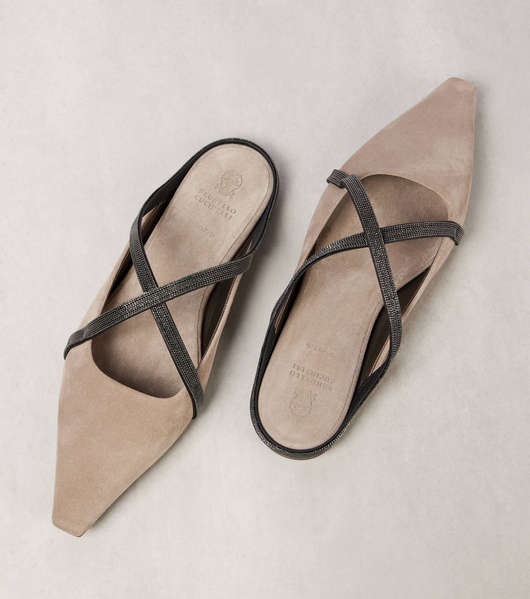 Monili suede mules - 5