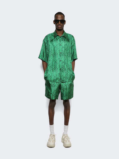 Givenchy Hawaii Shirt with Front Pocket Green outlook