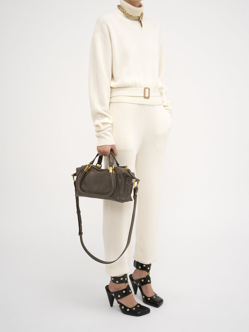 Chloé SMALL PARATY 24 BAG IN SHINY LEATHER outlook