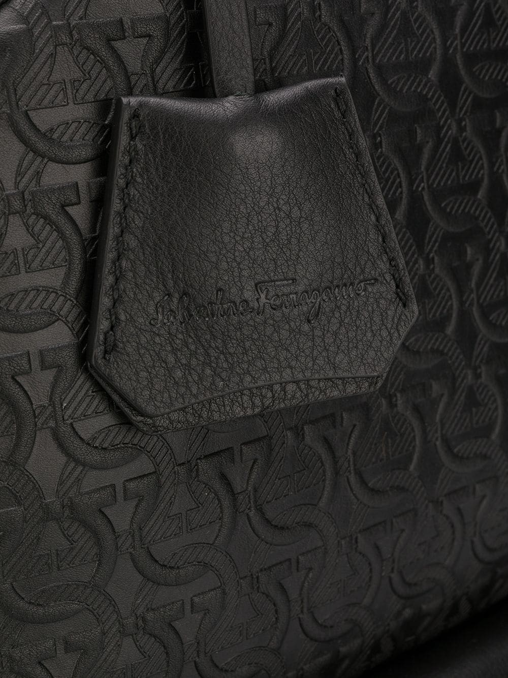 Gancini embossed backpack - 4