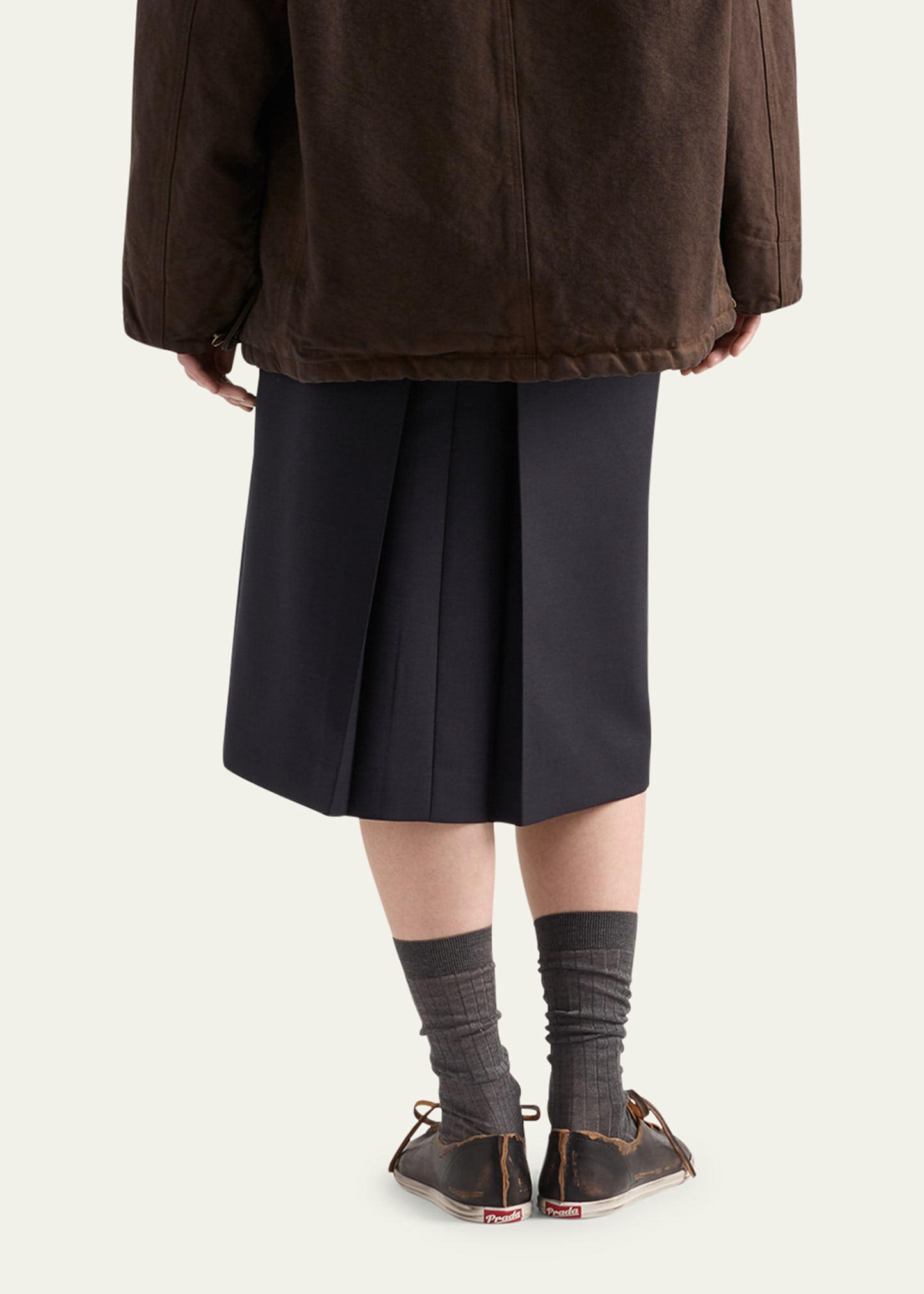 Kid Mohair Midi Skirt - 3