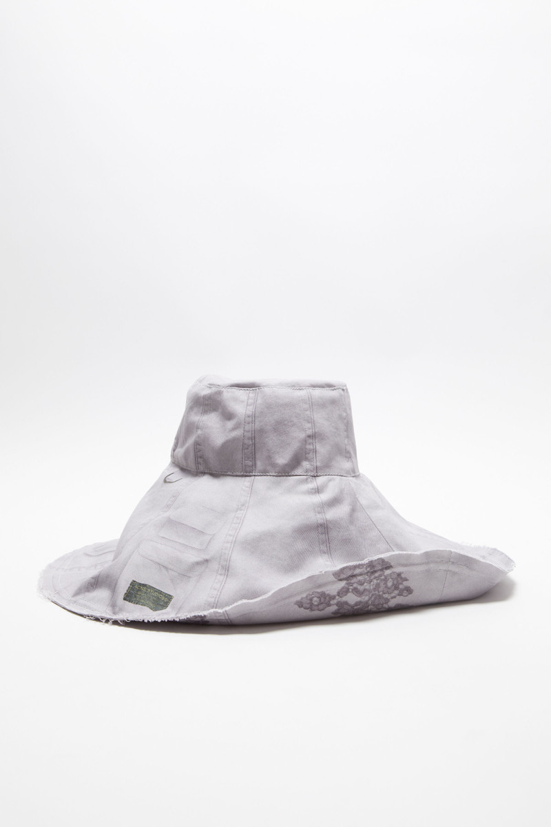 Wide brim reversible hat - Faded purple 1