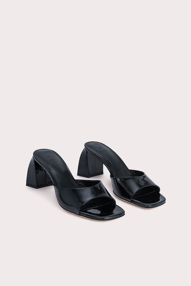 BY FAR Romy Black Patent Leather outlook