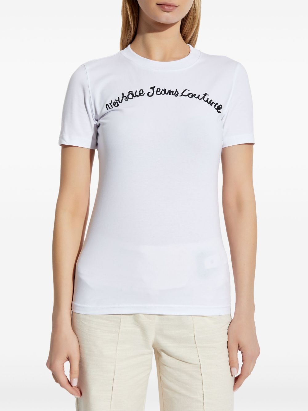 logo-embellished T-shirt - 3