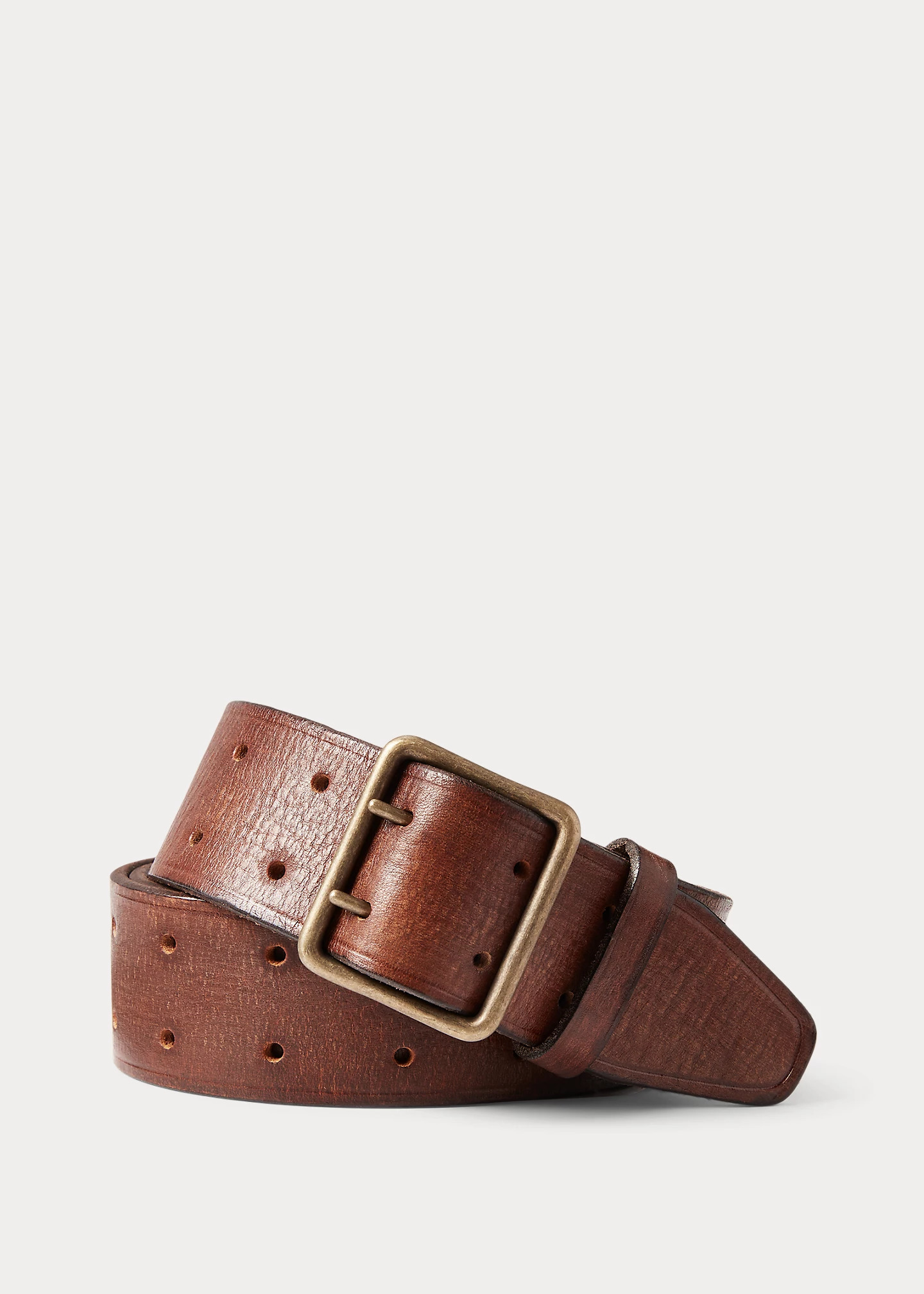 Ralph Lauren genuine leather belt【激レア】 Polo Ralph Lauren Belt 52 Alligator Croc Print Leather Brown