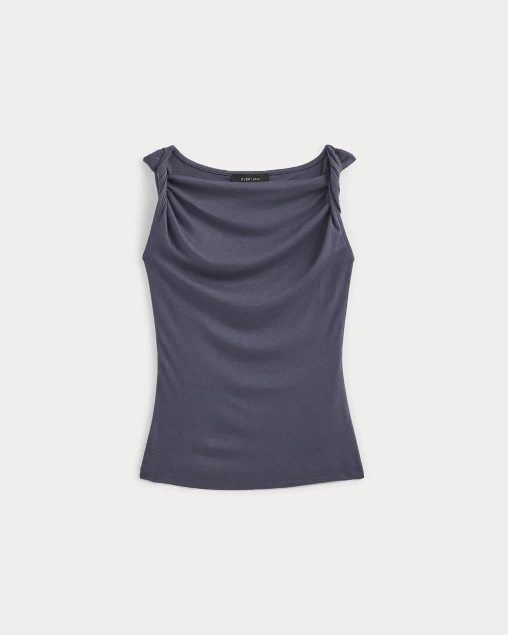 COWL NECK TWIST TANK IN BUTTERLUXE - 1