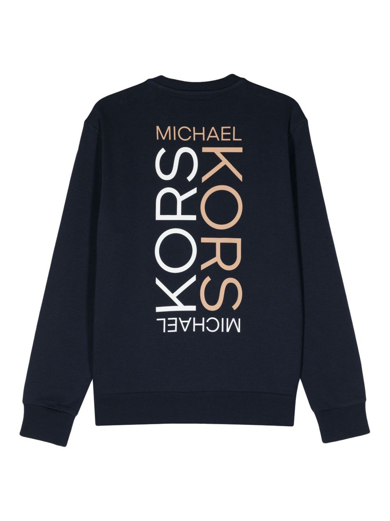 MICHAEL KORS logo-appliqué knitted sweatshirt outlook
