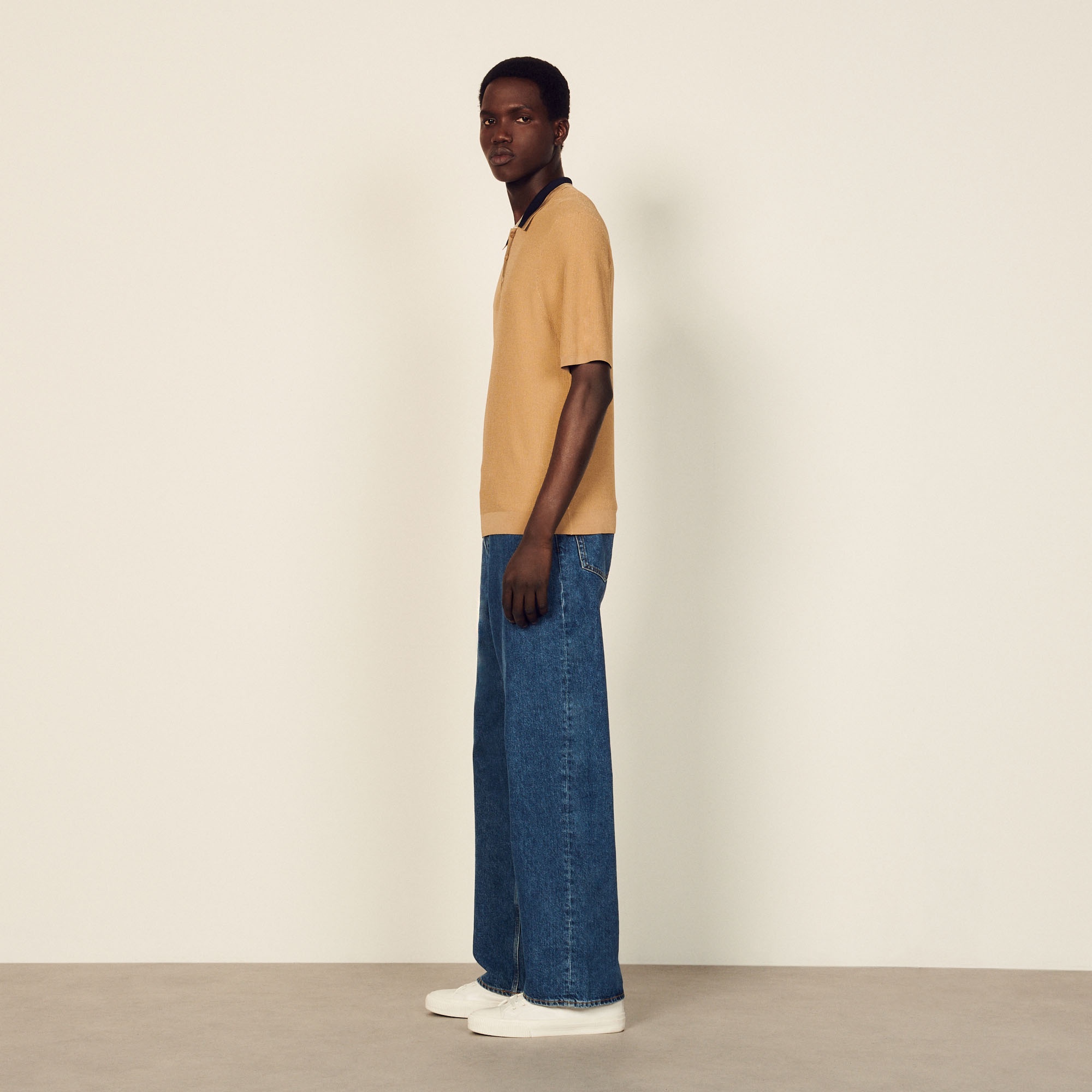 Knitted polo shirt - 3