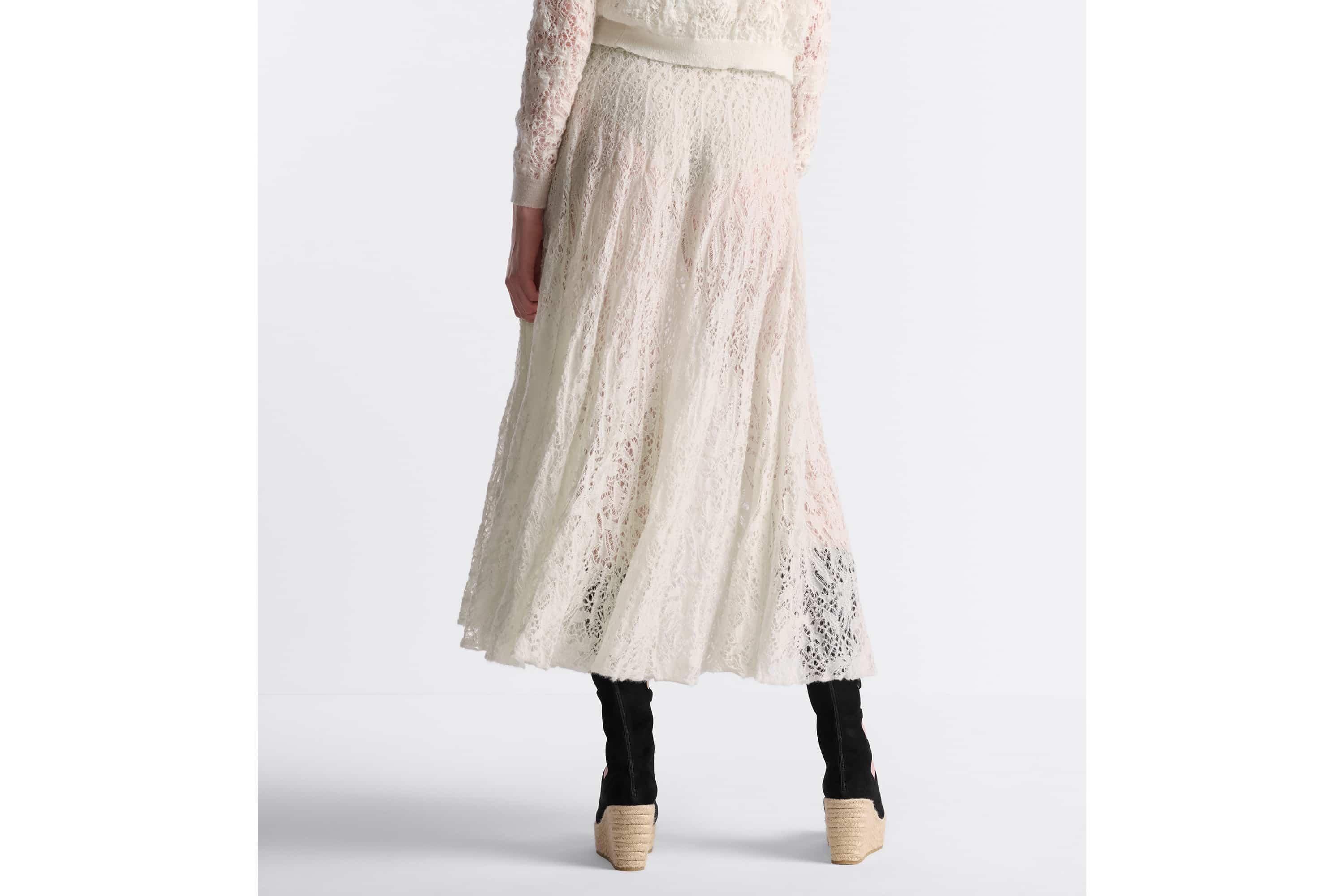 Flared Mid-Length Skirt - 5