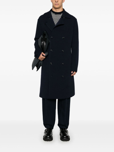 GIORGIO ARMANI jersey coat outlook