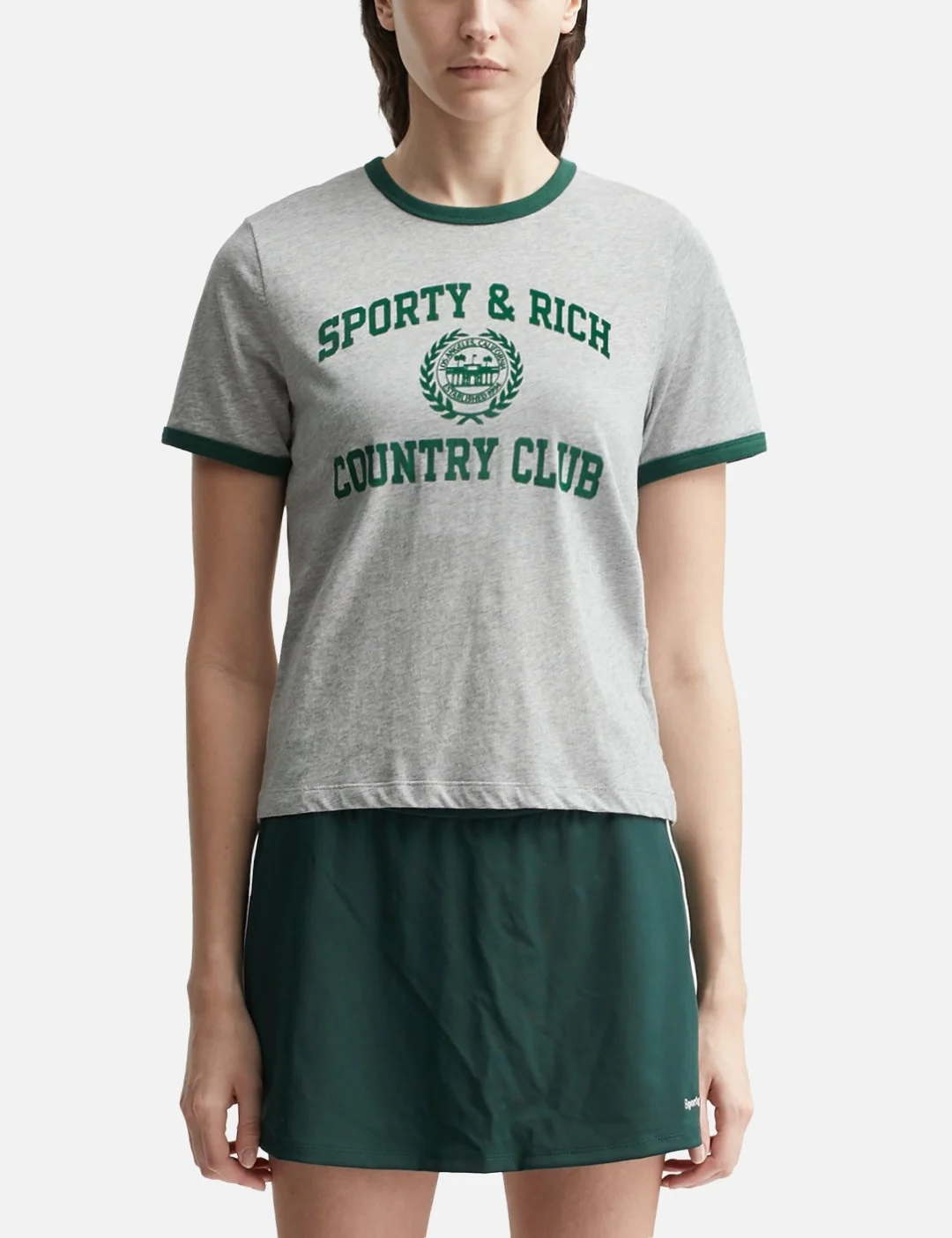 VARSITY CREST RINGER T-SHIRT - 1