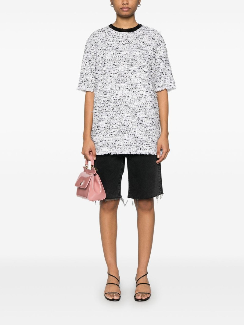 Balmain tweed top outlook