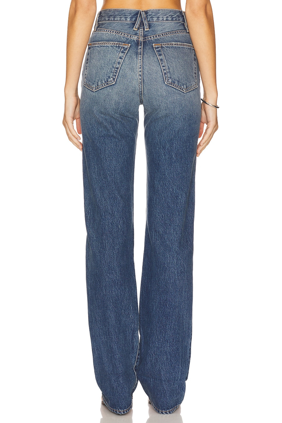 London Turn Up Straight Jeans - 4