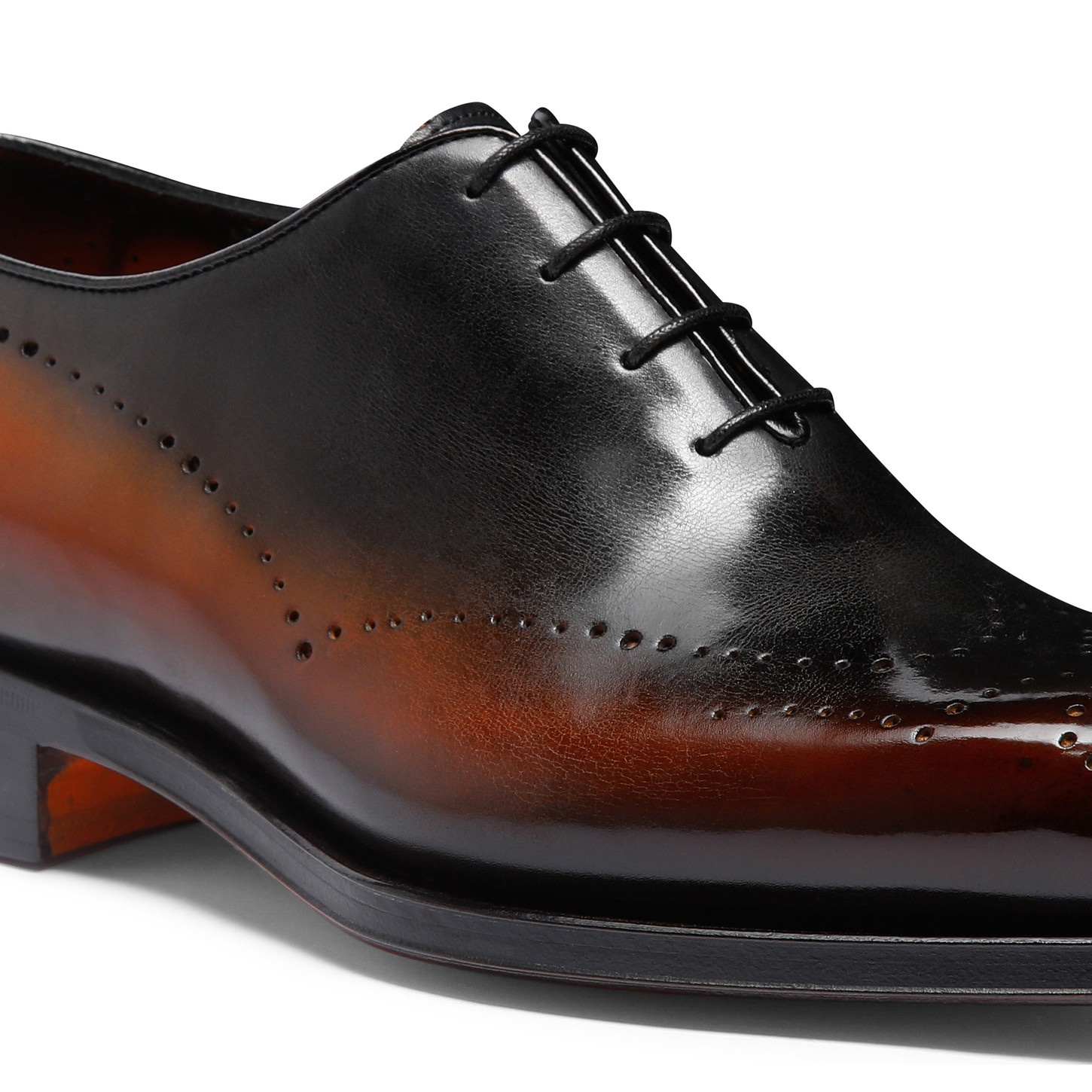 Men’s brown leather Oxford brogue - 6