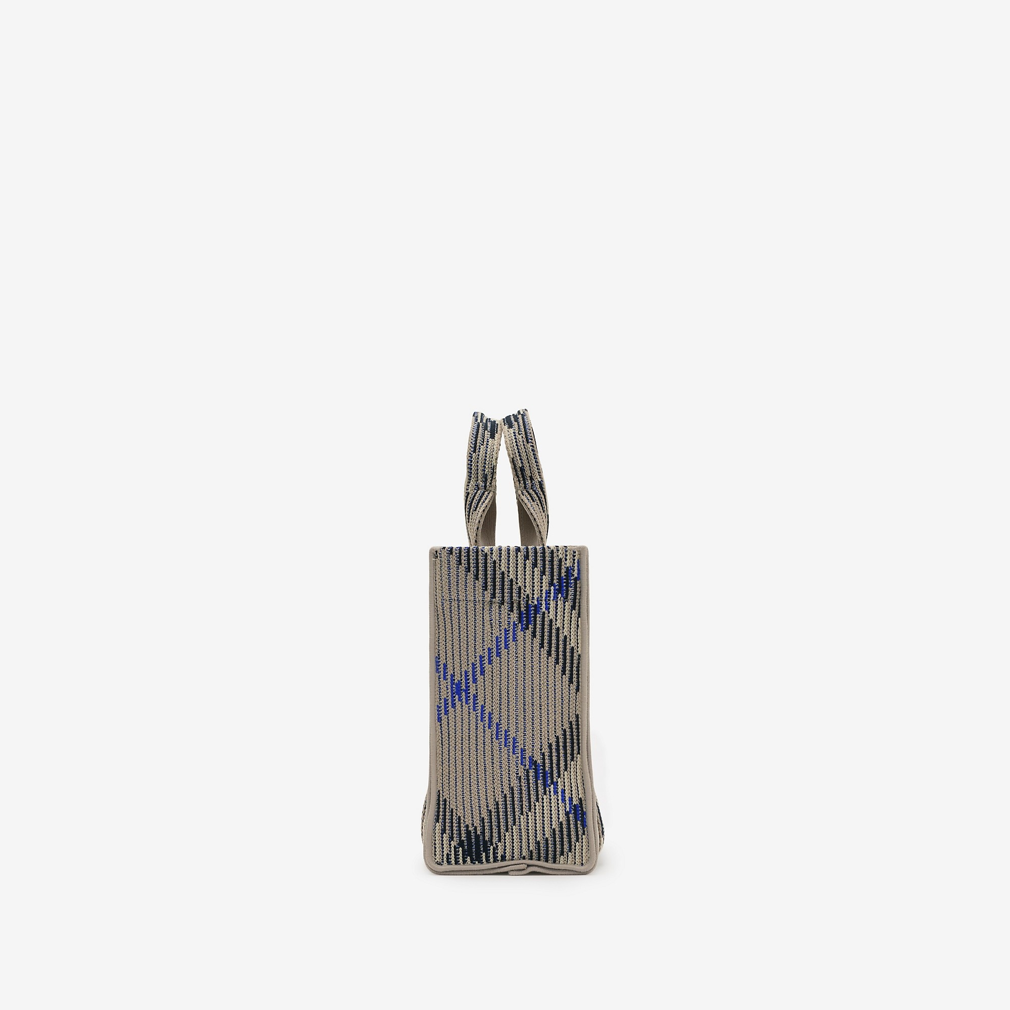 Mini Check Knitted Tote - 4