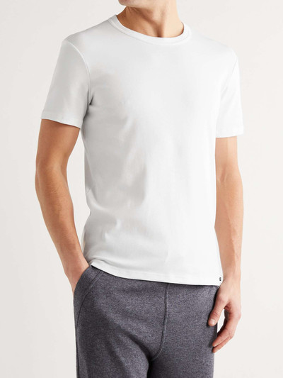 TOM FORD Slim-Fit Mélange Stretch-Cotton Jersey T-Shirt outlook