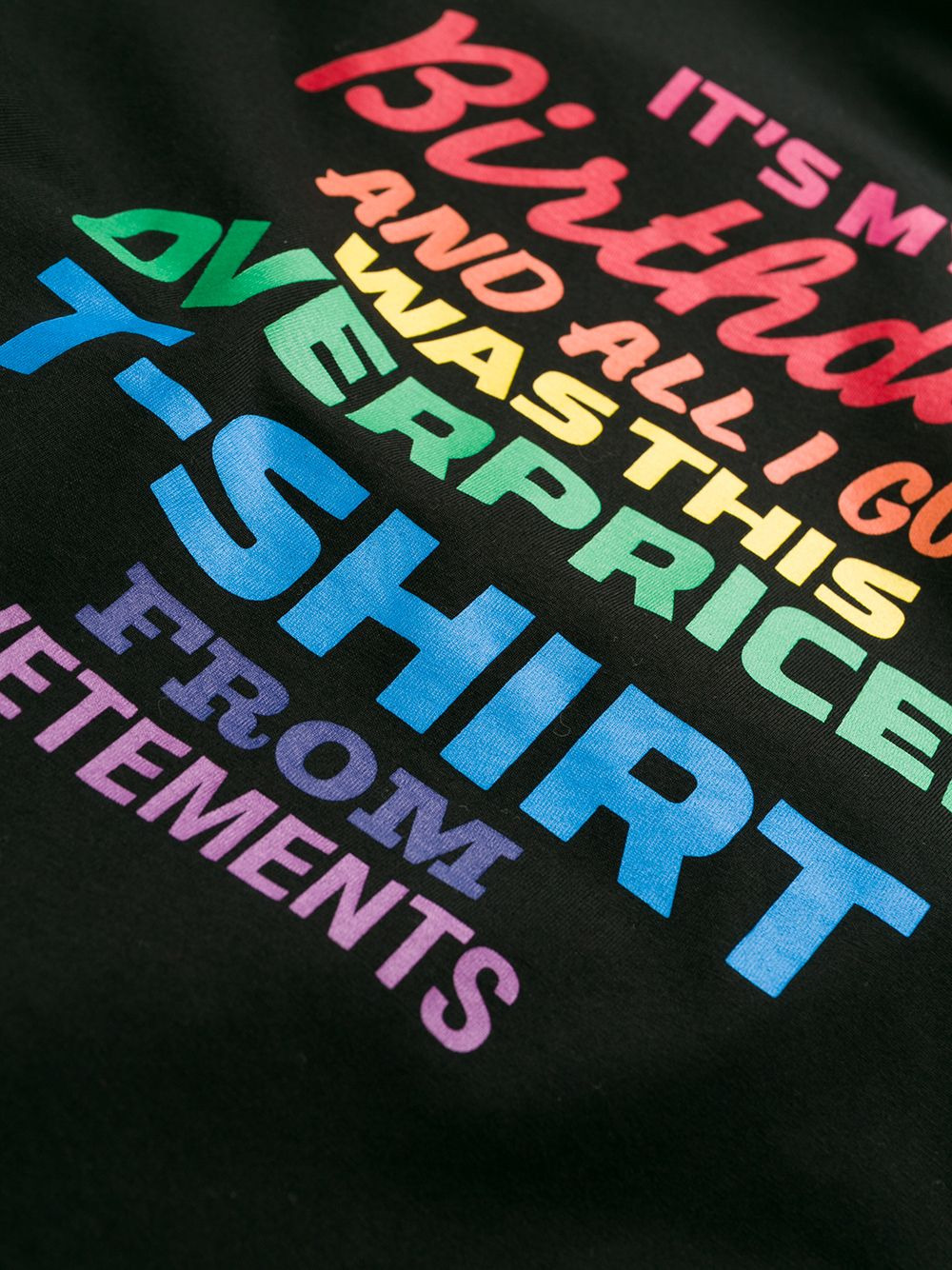 rainbow slogan T-shirt - 6