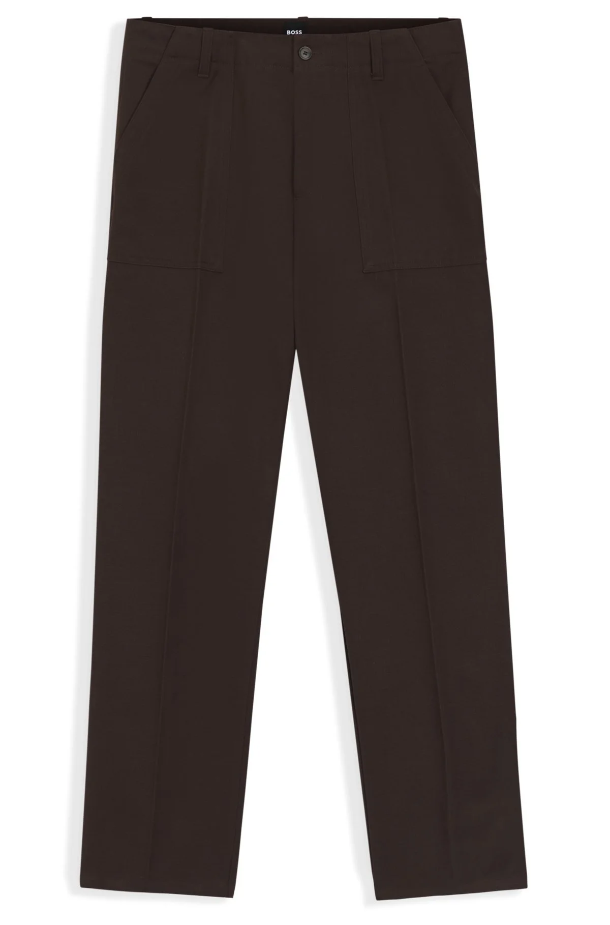 TWILL-COTTON TROUSERS WITH RELAXED FIT - 1